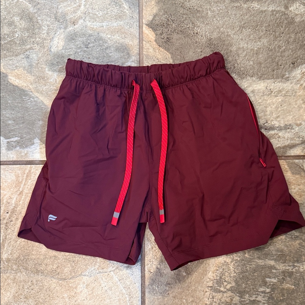 Fabletics  Men's Maroon Athletic Shorts